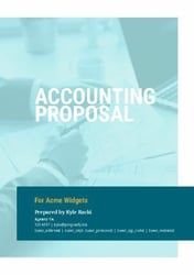 Accounting Proposal Template