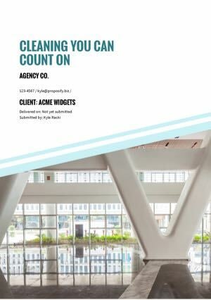 Cleaning Services Proposal Template Thumbnail