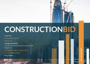 Construction Bid Template