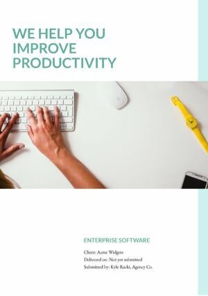 Enterprise Software Proposal Template Thumbnail