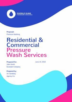 Pressure Washing Proposal Template Thumbnail