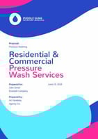 Pressure Washing Proposal Template Thumbnail