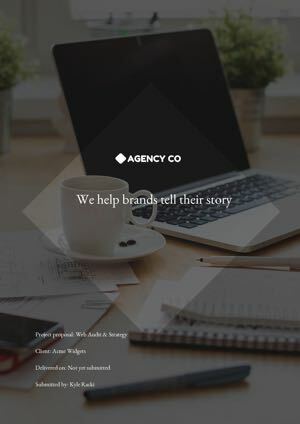 Web Audit/Strategy Proposal Template Thumbnail