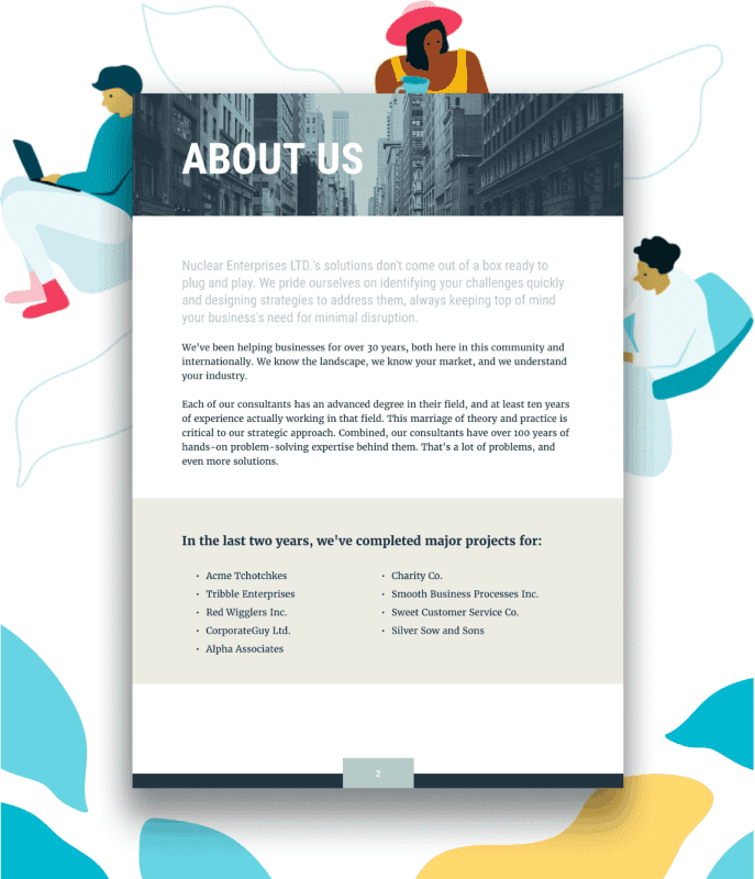 Business Consulting Proposal Template