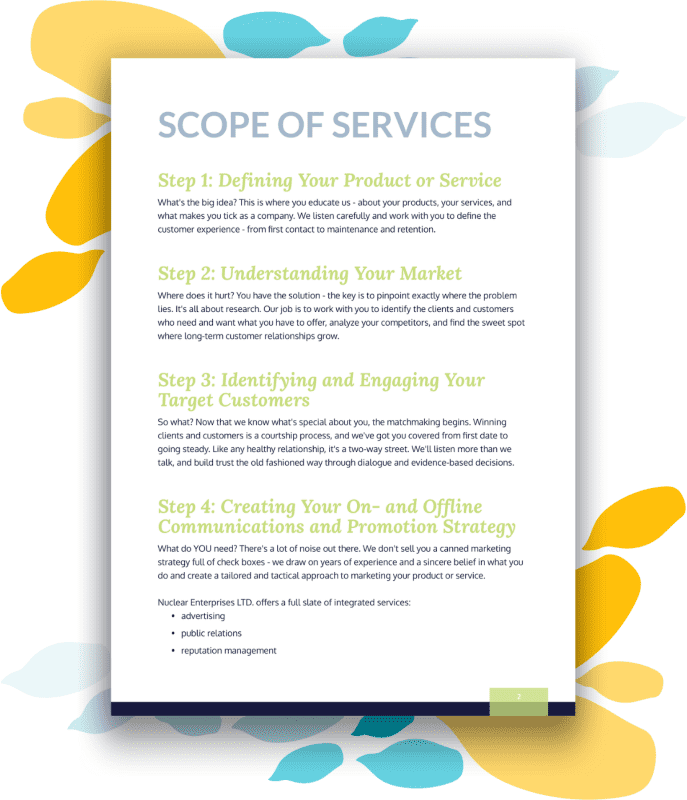 Marketing Proposal Template