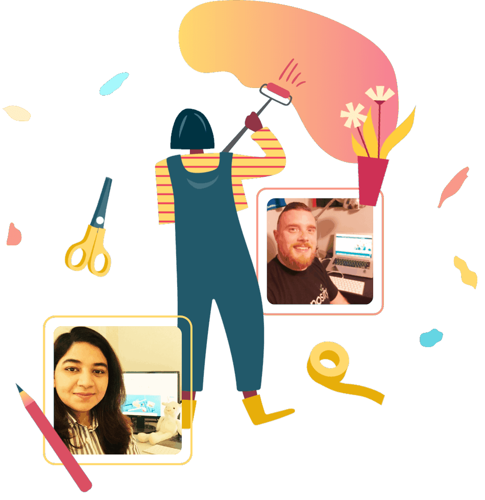 graphic of proposify team celebrating talent