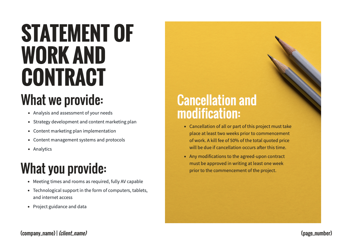 Advertising Proposal Template