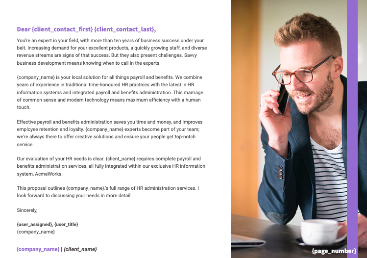 Human Resources Proposal Template